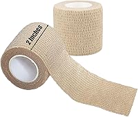 Vista 43 de Baisunt Paquete de 6 vendajes cohesivos de 1 pulgada, cinta autoadhesiva autoadhesiva autoadhesiva transpirable para muñeca, tobillo, deportes