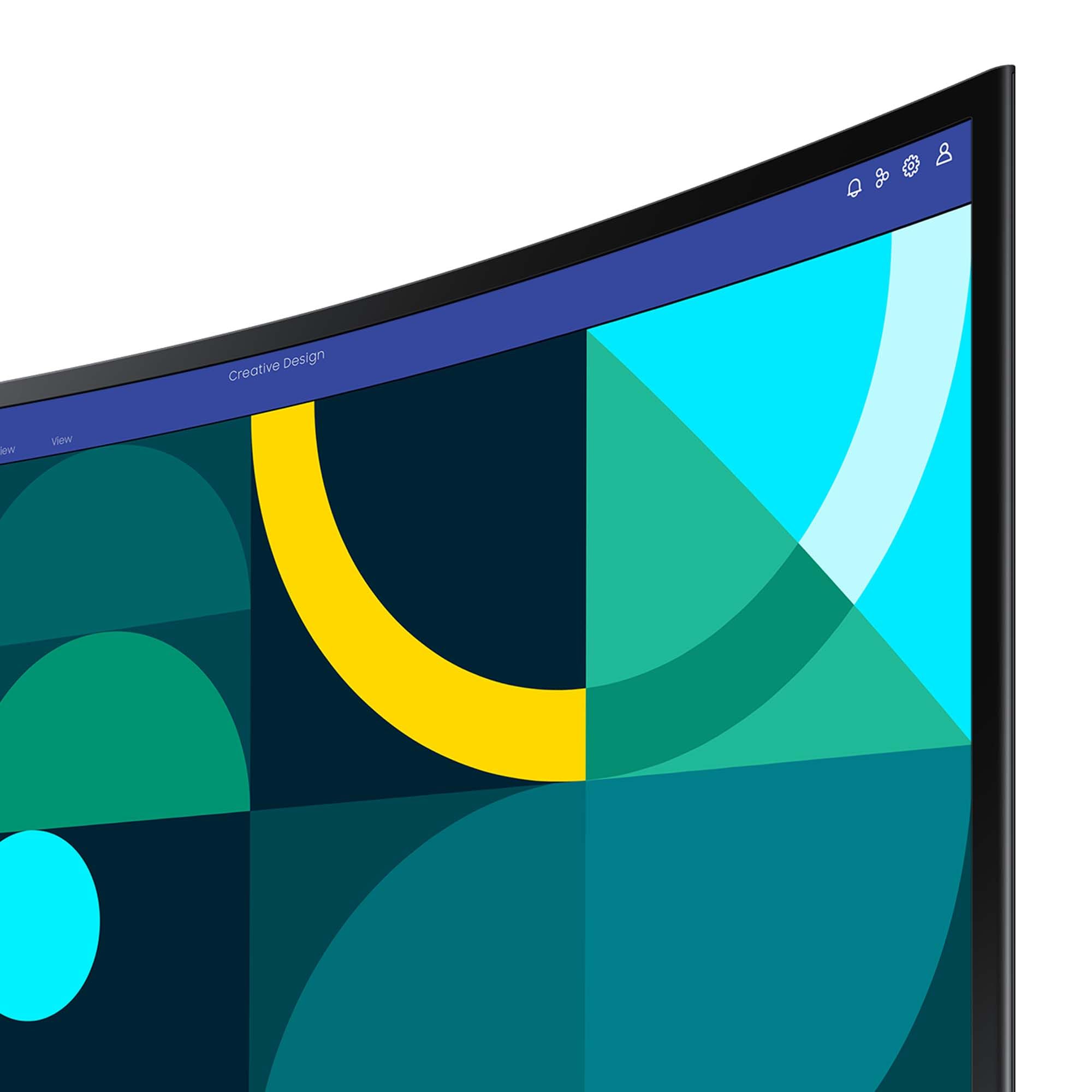 Samsung S36GD Essential Curved Monitor 27 Zoll, VA-Panel, Full HD, 4 ms, 100 Hz, Schwarz