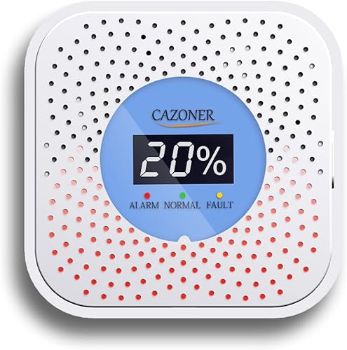 Miniatura 10 de Cazoner Detector de gas natural y detector de propano, alarma de fugas de gas combustible, metano, butano, GLP, GNL, alarma de gas doméstico para