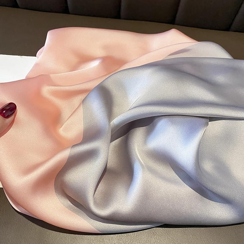 35 inch Silk Like Scarf Women's Fashion Pattern Large Square Satin Headscarf Headdress Scarves4