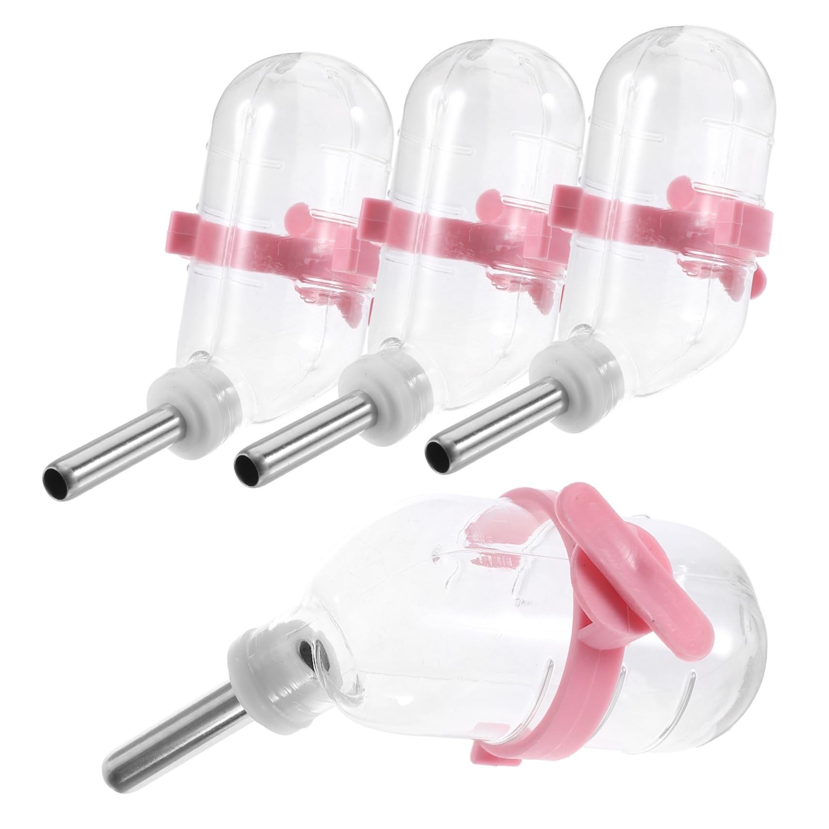 Totority 4Pcs Automatic Water Feeder for Hamsters Water Bottles View Pet Drinking Tool for Animal Cages Easy Refill and Daily Hydration