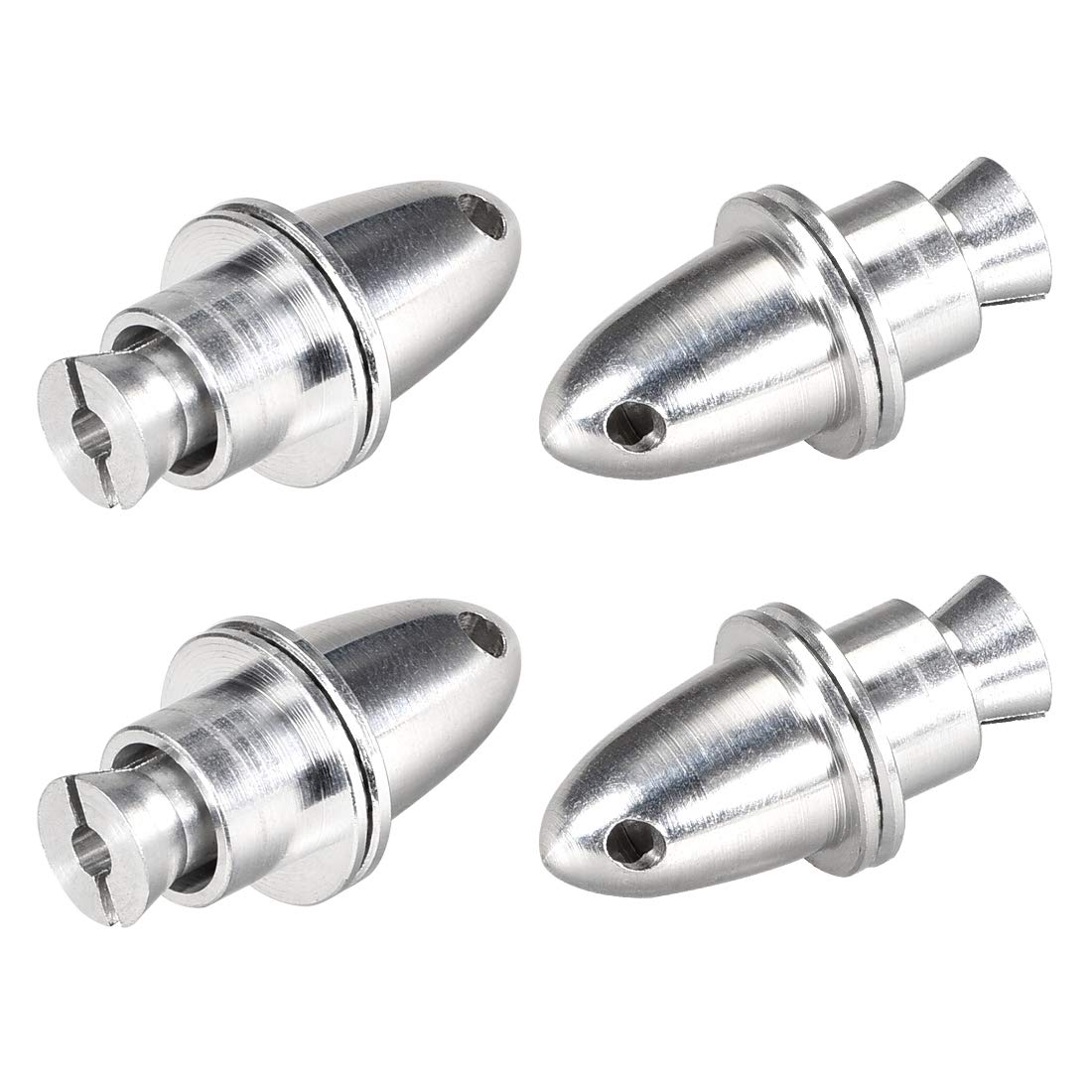 uxcell 4PCS RC Airplane Spinners Propeller Adapter 2.3mm Aperture and 4.7mm Output Axle