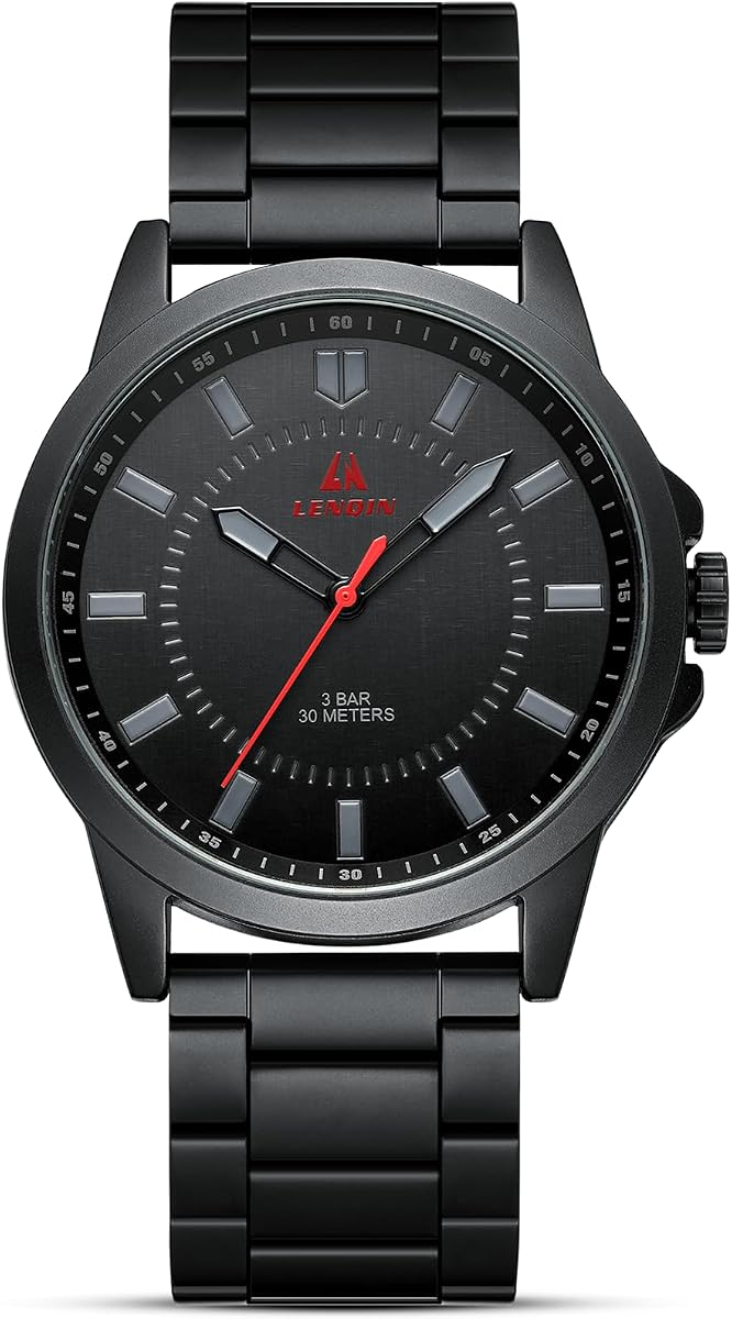 Relojes para hombre Reloj de acero inoxidable resistente al agua para hombres