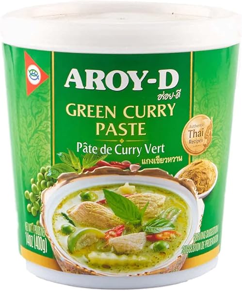 Pasta de Curry Panang 400g - Salsa Curry Pollo de Tailandia Original - 4