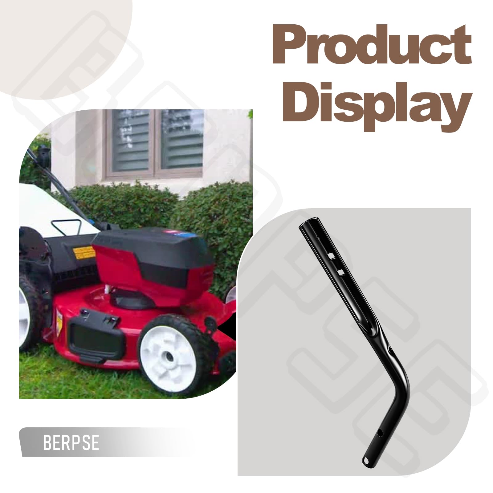 136-5924-05 - Mango inferior para mano derecha y mango inferior izquierdo 136-5923-05 compatible con cortacésped Toro de 21 pulgadas, reemplaza 127-0657-05 127-0658-05
