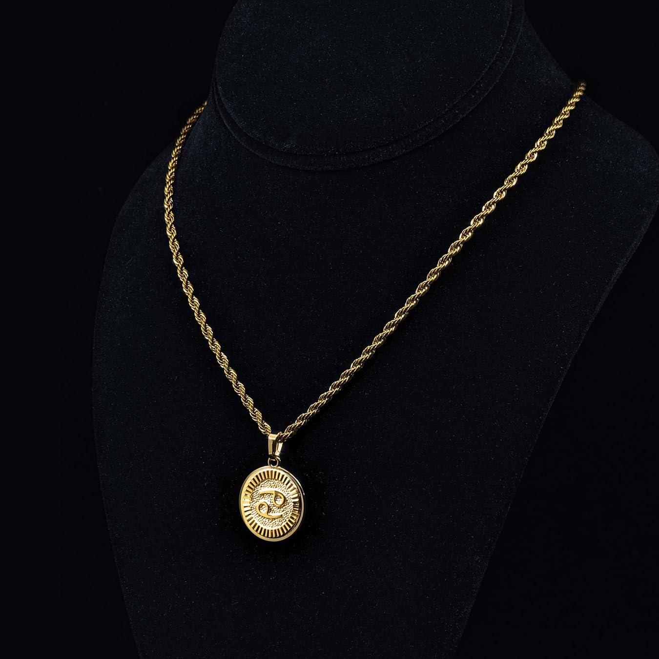 18k Gold Plated Zodiac Necklace & Pendant - Gold Necklace for Women & Men, Tarnish & Water Resistant, Birthday Gifts for Women & Men - Image 4