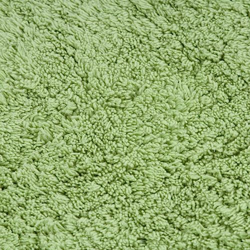 vidaXL Badematte 2-TLG. Grün Badteppich Badvorleger Badgarnitur Badezimmer Set – Bild 6