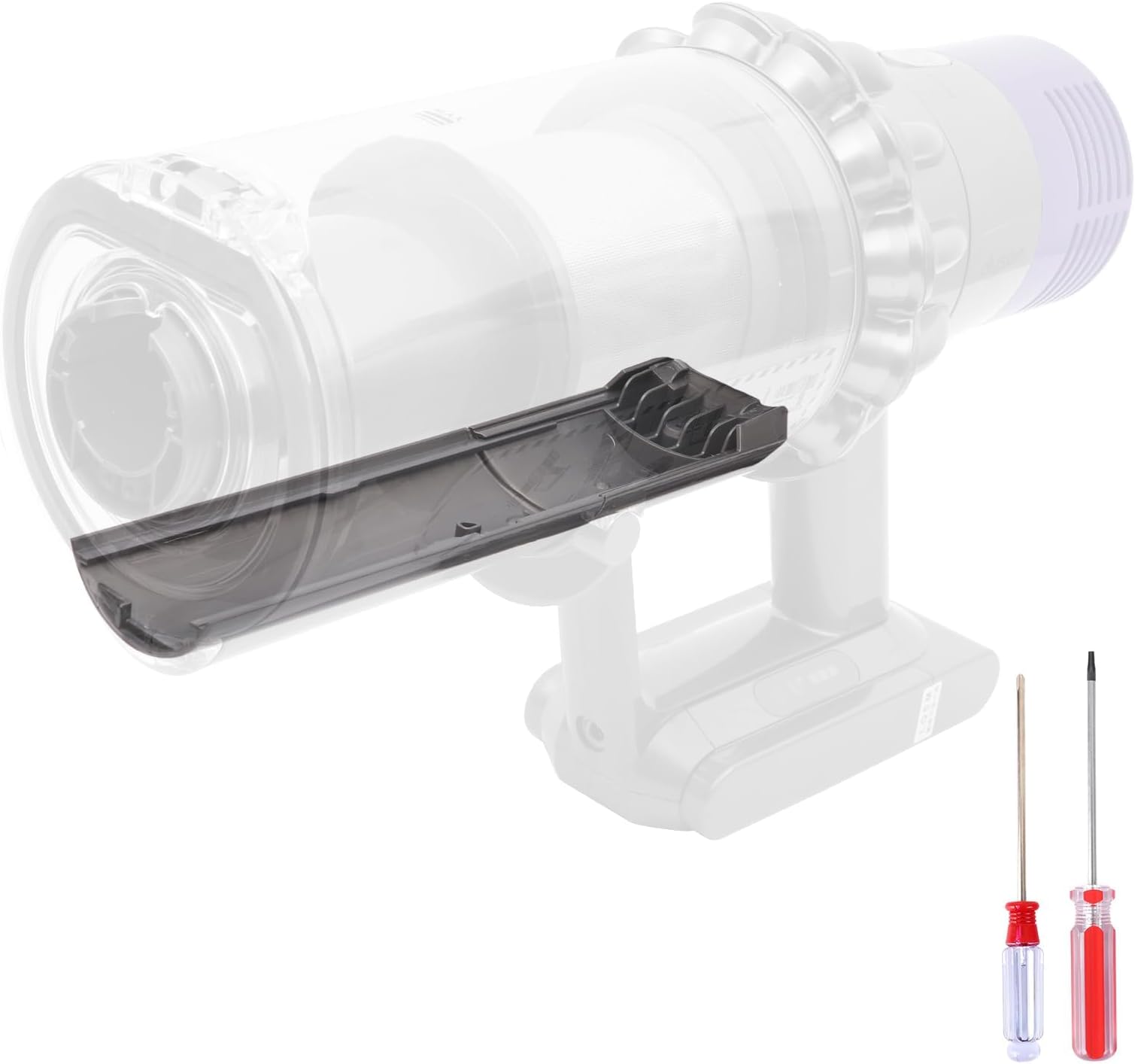 Big Bin Runner Replacement for Dyson V10 V11 V15 SV12 SV14 SV15 SV22, Part Number 969835-01 Vacuum Cleaner Dust Bucket Replacement Part, Cyclone Support Plate Sliding Lid Opening Plate