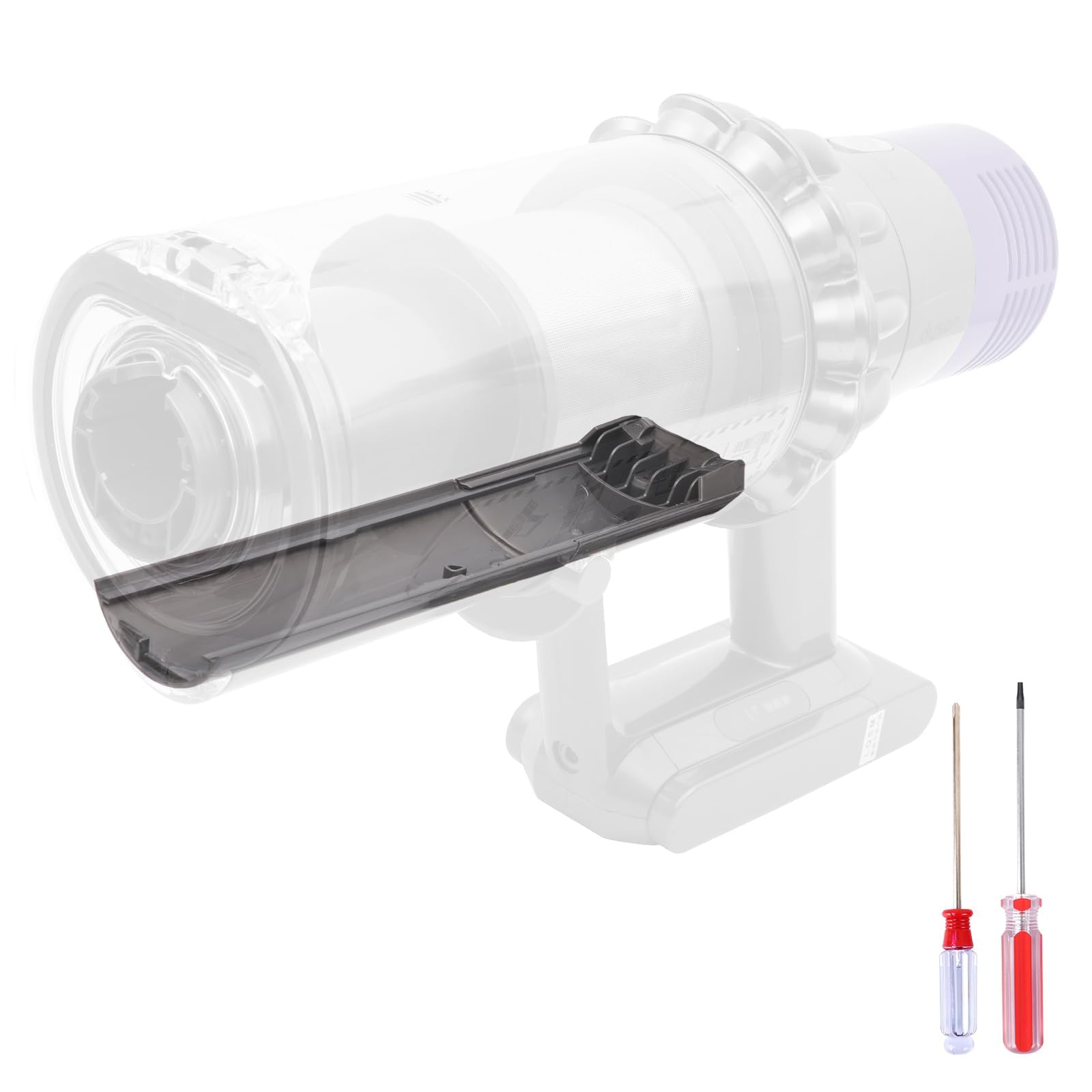 Big Bin Runner Replacement for Dyson V10 V11 V15 SV12 SV14 SV15 SV22, Part Number 969835-01 Vacuum Cleaner Dust Bucket Replacement Part, Cyclone Support Plate Sliding Lid Opening Plate