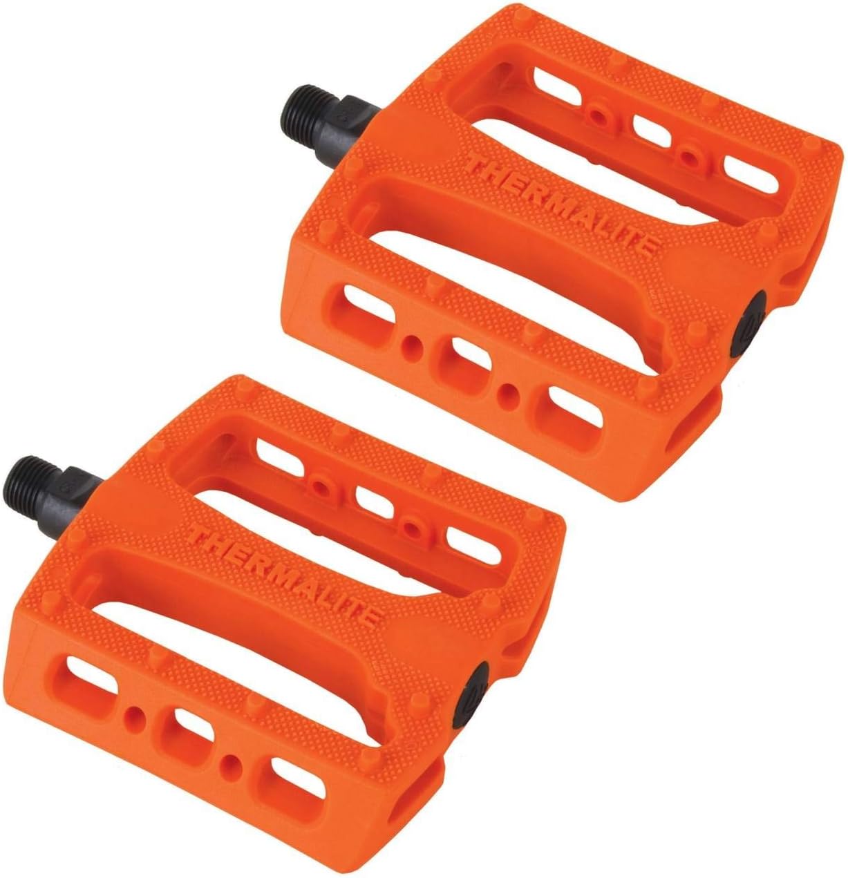 Stolen Thermalite 9/16 Pedals Neon Orange Bike Pedals
