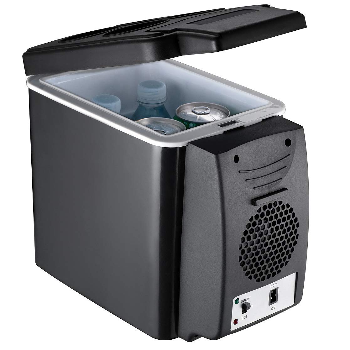 Mini Riflettore Auto 6l Mini Frigo Camera Mini Frigo Mini Ghiaccio Elettrico, Mini Frigo 9 Lattine 330ml 12V/220V Per Famiglia, Ufficio, Dormitorio, Auto, Cosmetico, Bevande