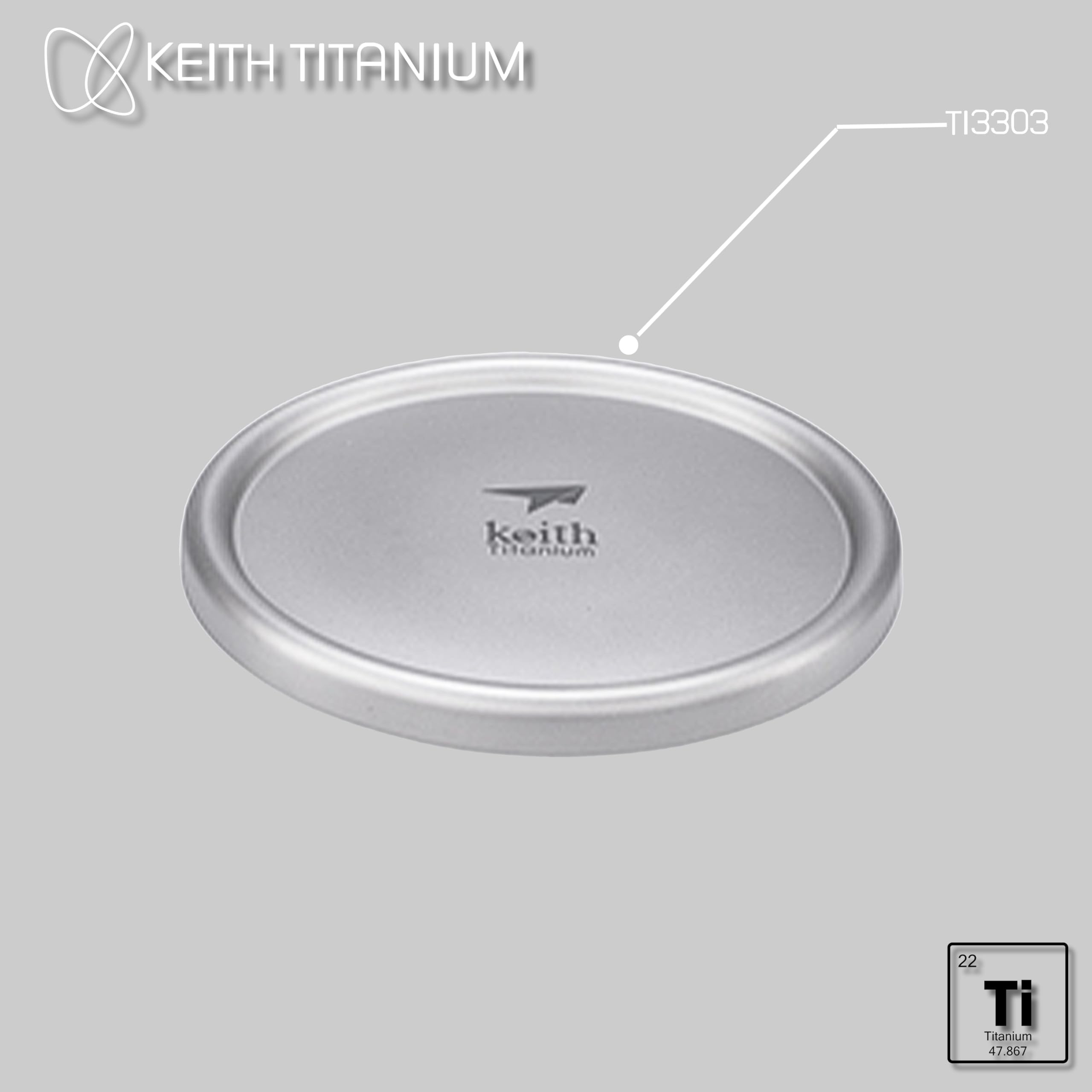 Keith, Tazza Unisex-Adulto, grigio, Taglia unica