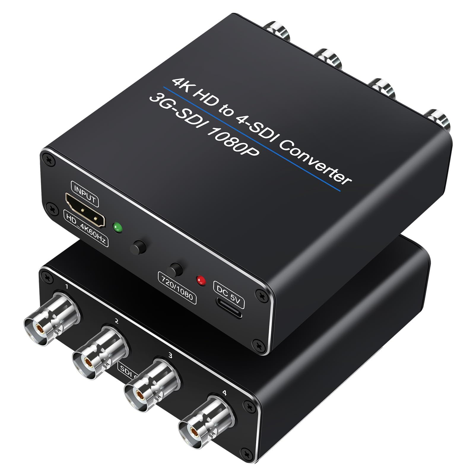 Diyeeni Convertitore da a SDI, 1 Ingresso 4 Uscite 4K per Trasmissione Home