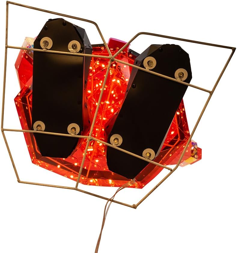 Kurt Adler 30 Inch 150L Warm White LED Iridescent Santa