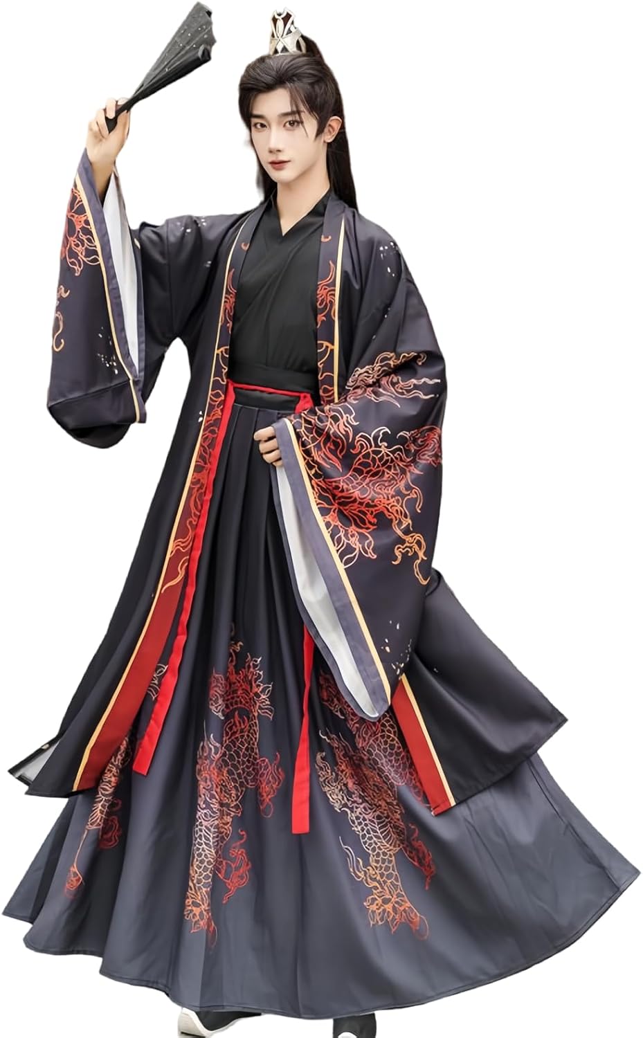Original Men's Hanfu Soft Breathable Chinese Traditional Costumes Kungfu Costumes Plus Size S-XXL