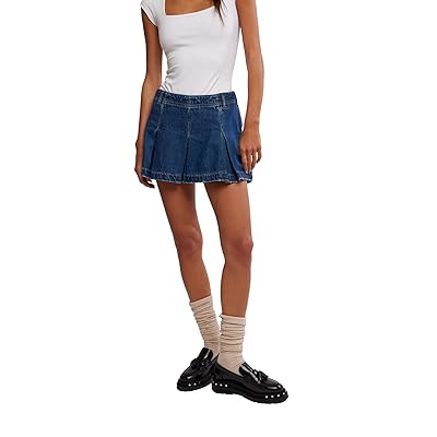 Free People Madison Ave Denim Mini Women