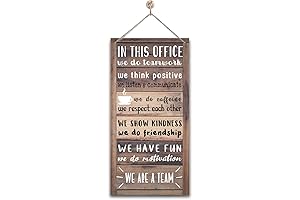 We Are A Team Office Signs Decor