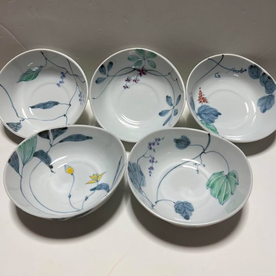 たち吉 陶器製 刷毛目　蕎麦　そば　鉢　5個セット 未使用 たち吉 キッチン・日用品・その他 たち吉 陶器製 刷毛目 蕎麦