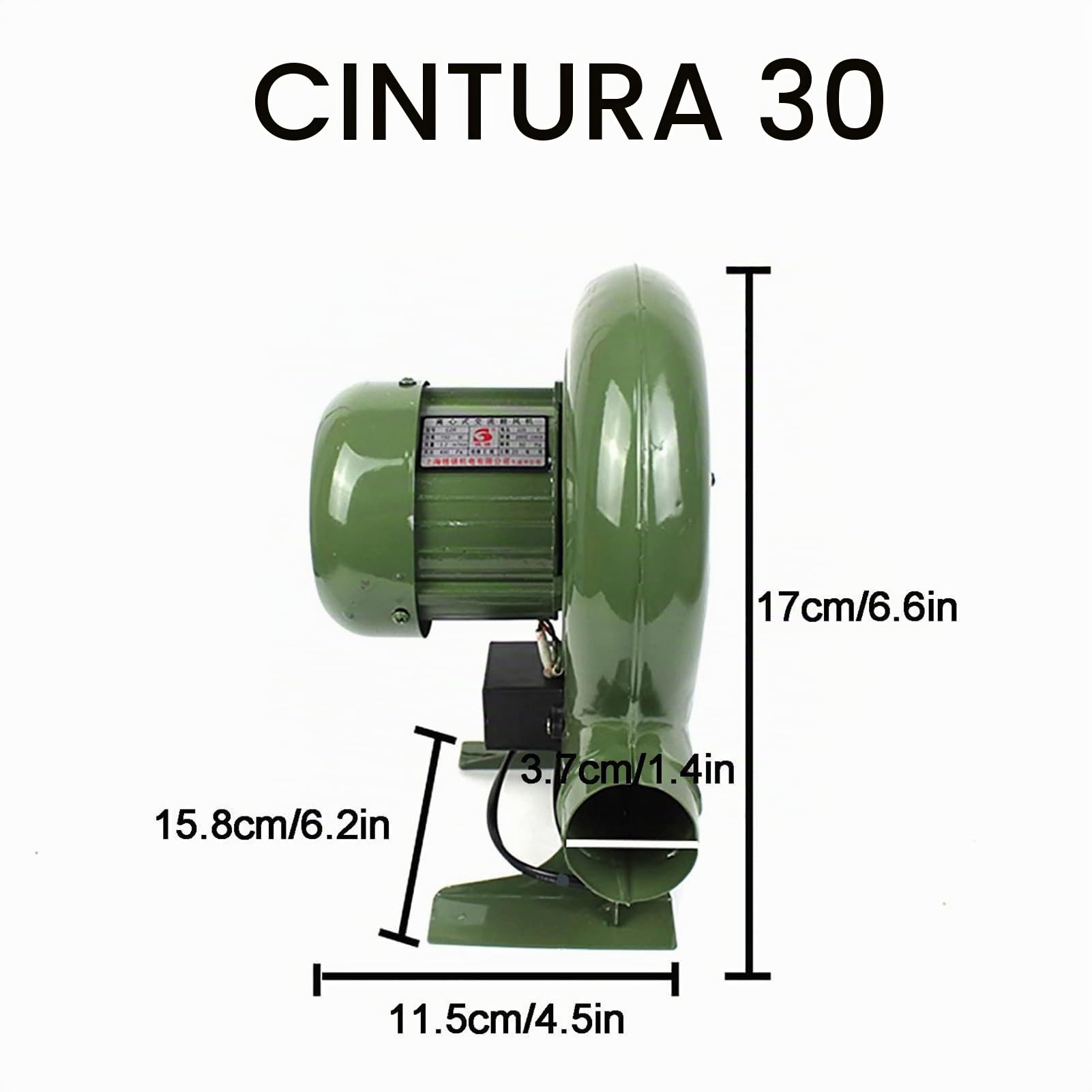 Soplador Eléctrico de Barbacoa - Ventilador de Velocidad Variable 12V - Doble Uso AC/DC Para Forja de Herrero