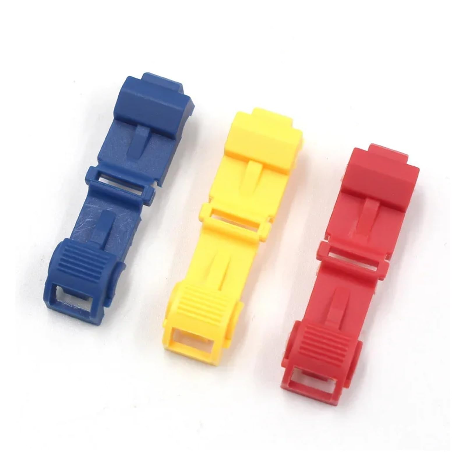 Conectores en T de 50/100 Piezas, empalmes rápidos de Cables, terminales de crimpado de Cable Aislado, Conectores de Cable eléctrico, Juego de empalmes a presión(Blue Kn2,100pcs)