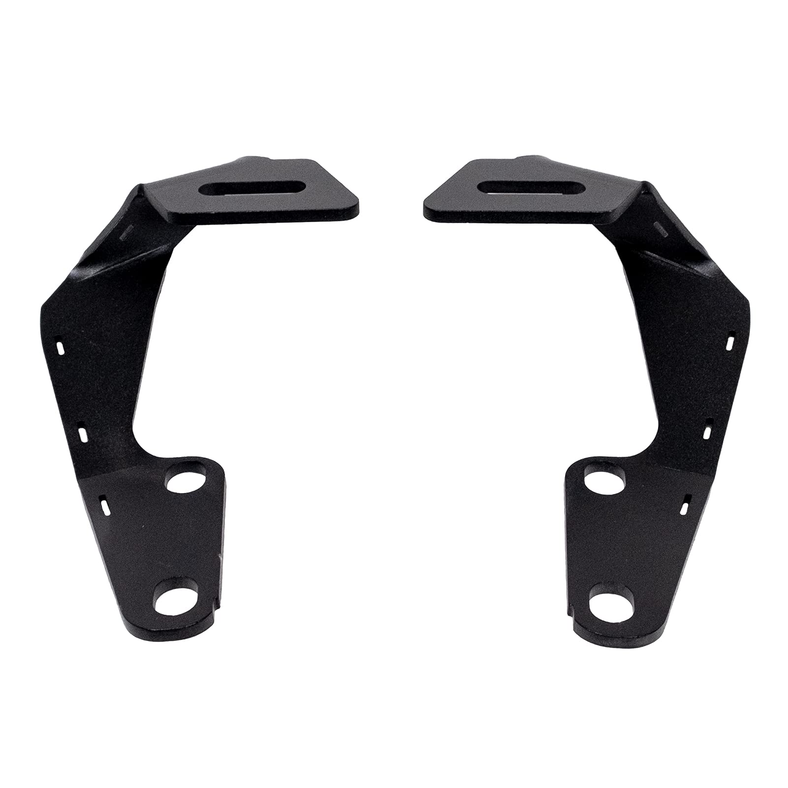 Low Profile Ditch Light Brackets for 2010-2023 Toyota 4Runner 5th Gen | Made in The USA | Rago Fabrication | Quick & Easy Installation | Driver & Passenger Side Pair | Hood Hinge Mounted