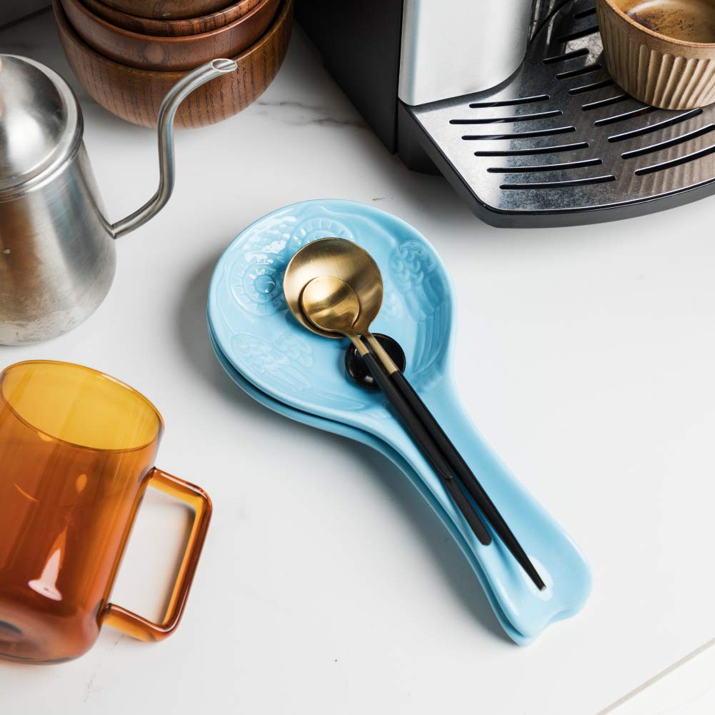 Repose-cuillère Créatif En Céramique En Forme De Chouette