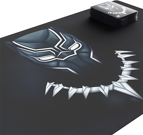 Miniatura 4 de Marvel Champions Black Panther - Tapete de goma antideslizante de 24 x 14 pulgadas, diseñado para su uso con Marvel Champions The Card Game,