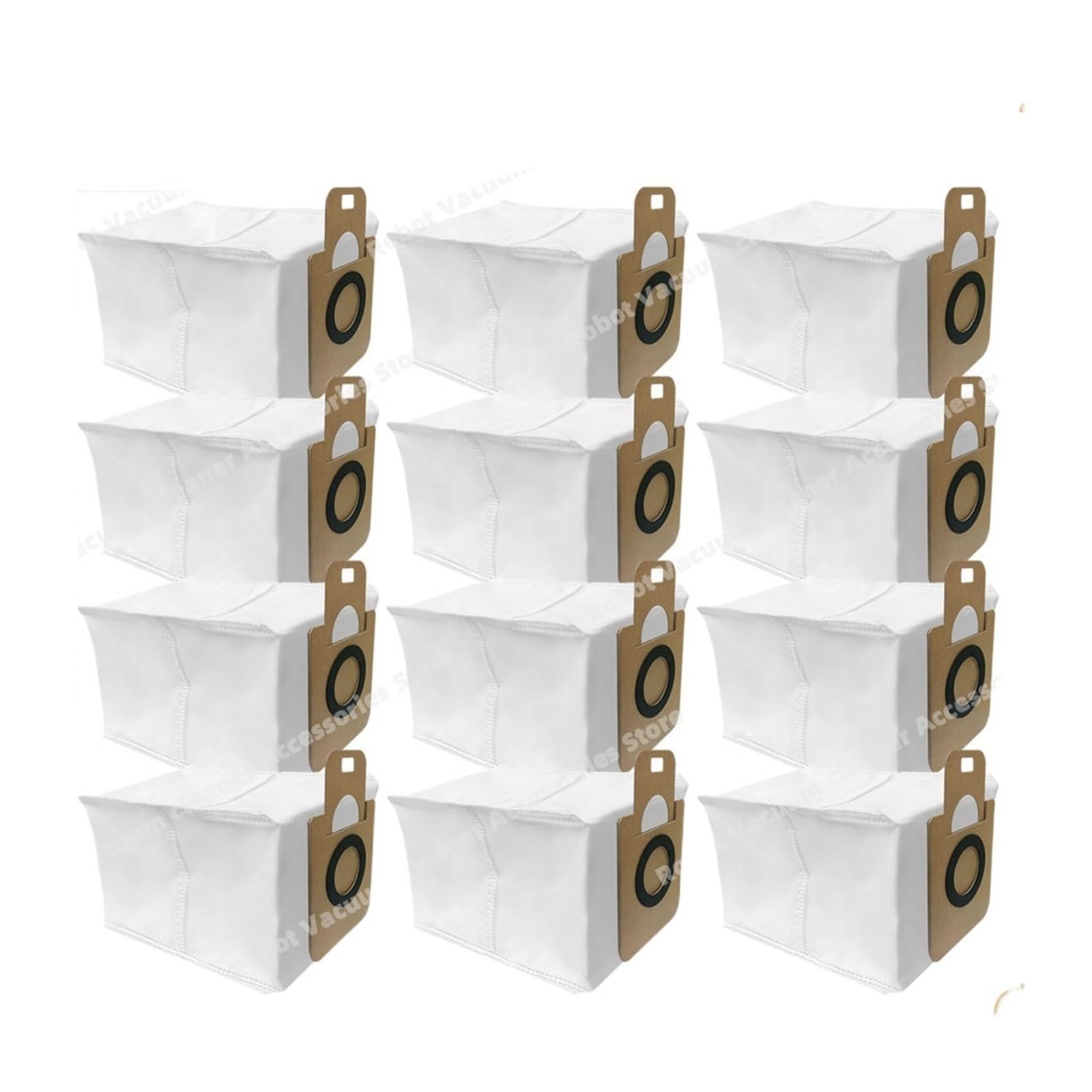 Mwmyquext 12Pcs Compatible For Dreame D10 Plus / D9 Plus. Robot Vacuum Dust Bag