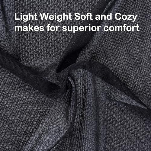 Image of Seneme Soft & Cozy Embroidery Stitch Cover 12 inch x 12 Yd Fusible Stabilizer for Machine Embroidery Covering Scratchy Stitches (Black Light Weight)