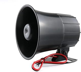 E-outstanding Security DC12V 15W Siren Horn Alarm Siren Wired Loud Alarm Horn for Alarm System