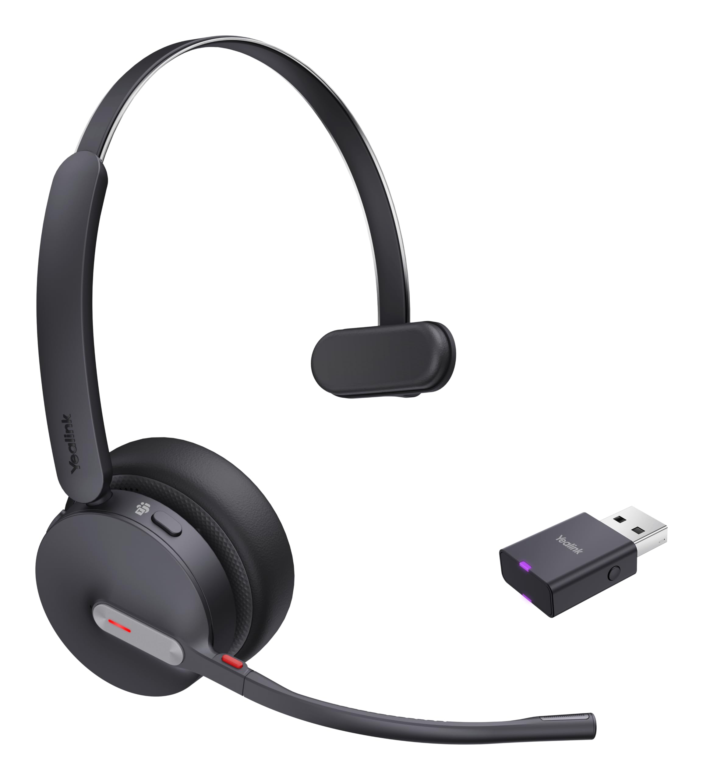 Yealink Light Wh64 Hybrid Mono Teams Headset Wireless Head-Band Office/Call