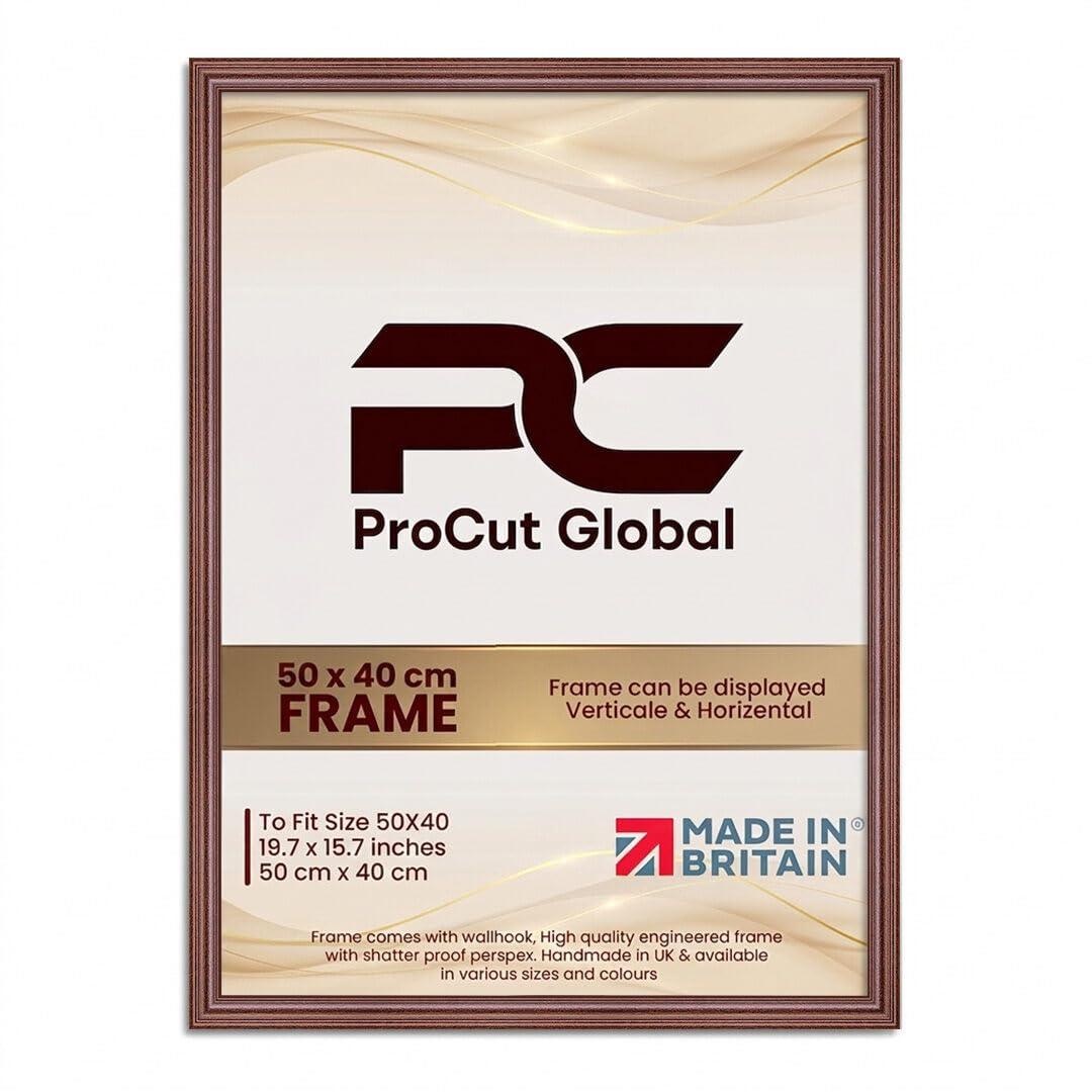 Procut Global Classic Rose Wood Picture Frames For Photos - 50x40cm