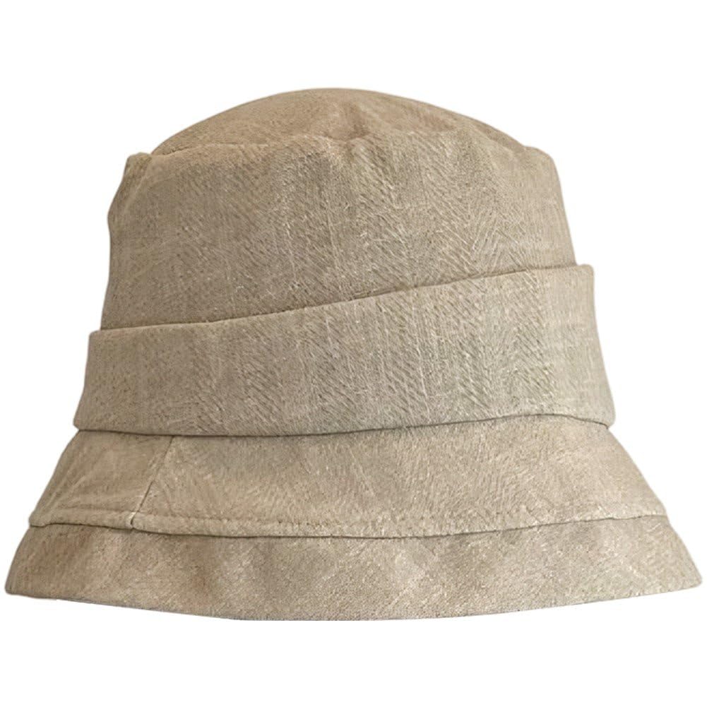 Sslvya Womens Summer Sun Hat Foldable Roll Brim Bucket Hats Fisherman Hat