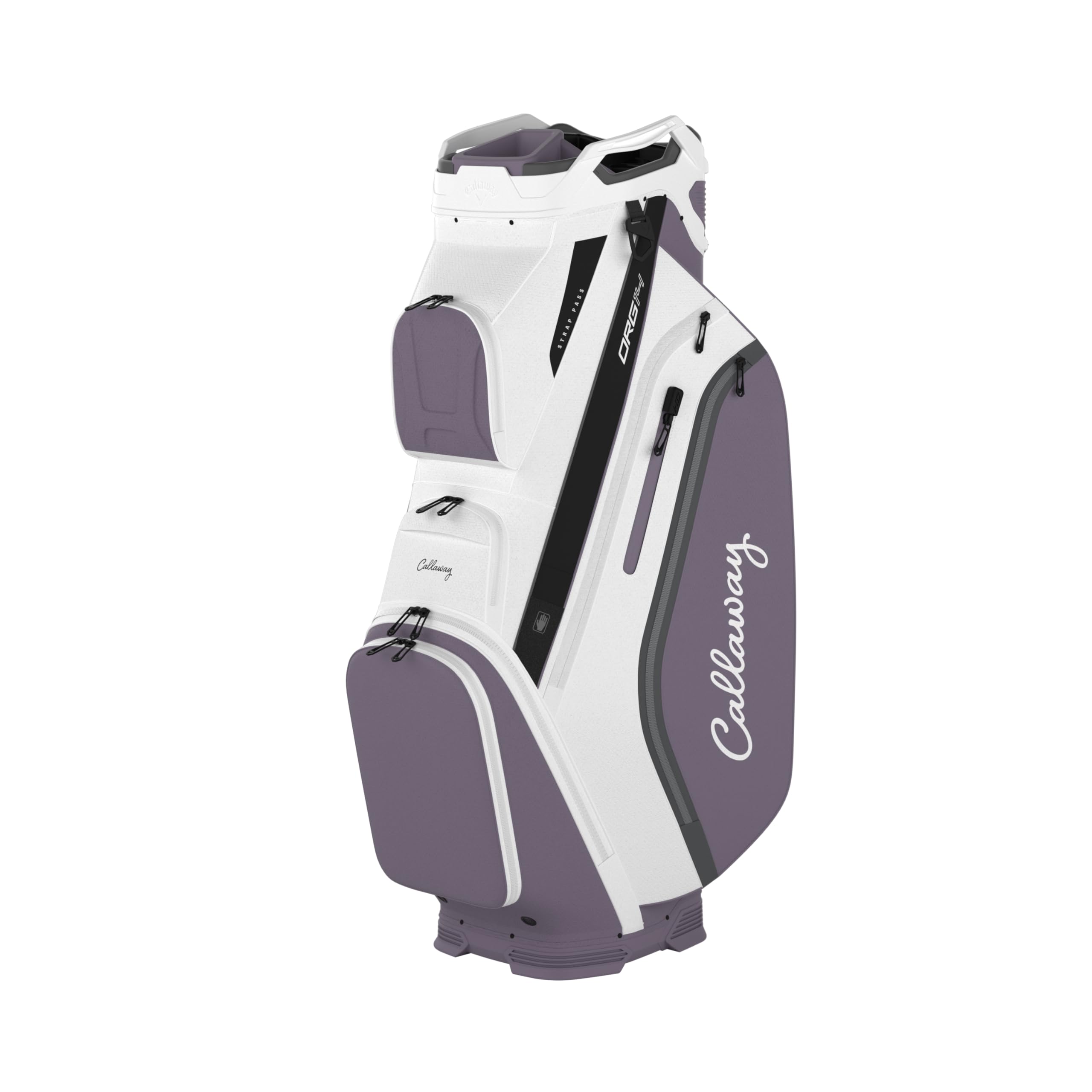 Callaway Golf ORG 14 Cart Bag (White/Violet Haze)