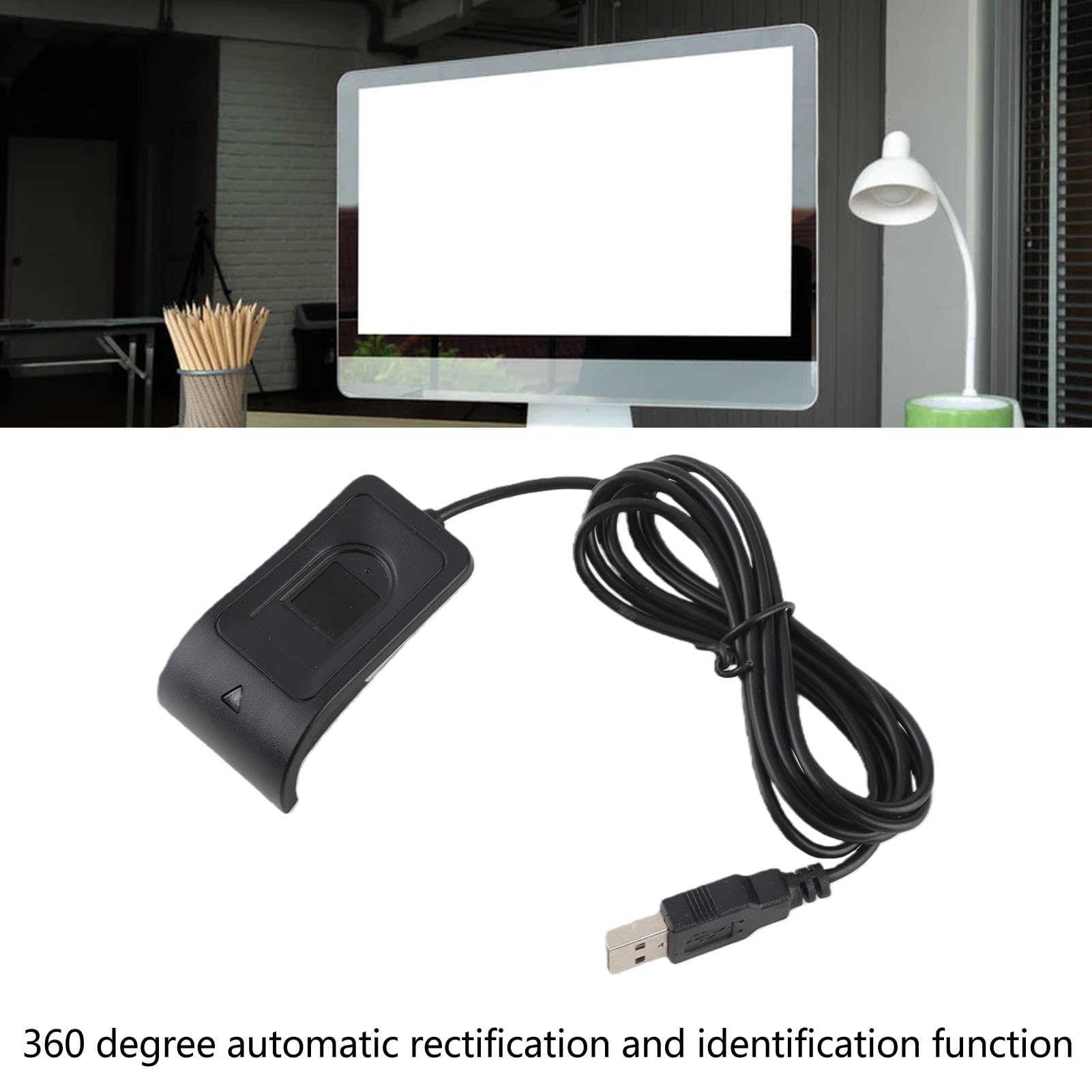 Vingerafdruk Key Reader Compacte Structuur Auto Kalibratie Erkenning USB Vingerafdruklezer Vingerafdruk Encryptor voor PC