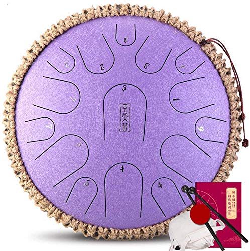 Tambour De La Langue en Acier Suspendu Instrument De Tambour 13 Pouces 15 Tons Tambour avec Tambour avec Tambour… - Les Beatles, Paul McCartney, John Lennon, RIngo Starr, George Harrison Tambour De La Langue en Acier Suspendu Instrument De Tambour 13 Pouces 15 Tons Tambour avec Tambour avec Tambour…