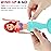 Mermaid Bath Toys for Toddlers Kids Girls - Princess Wind Up Tail Flap Floating Water Bathtub Toys, Swimming Pool Bathing Time Fun (4 Pack)