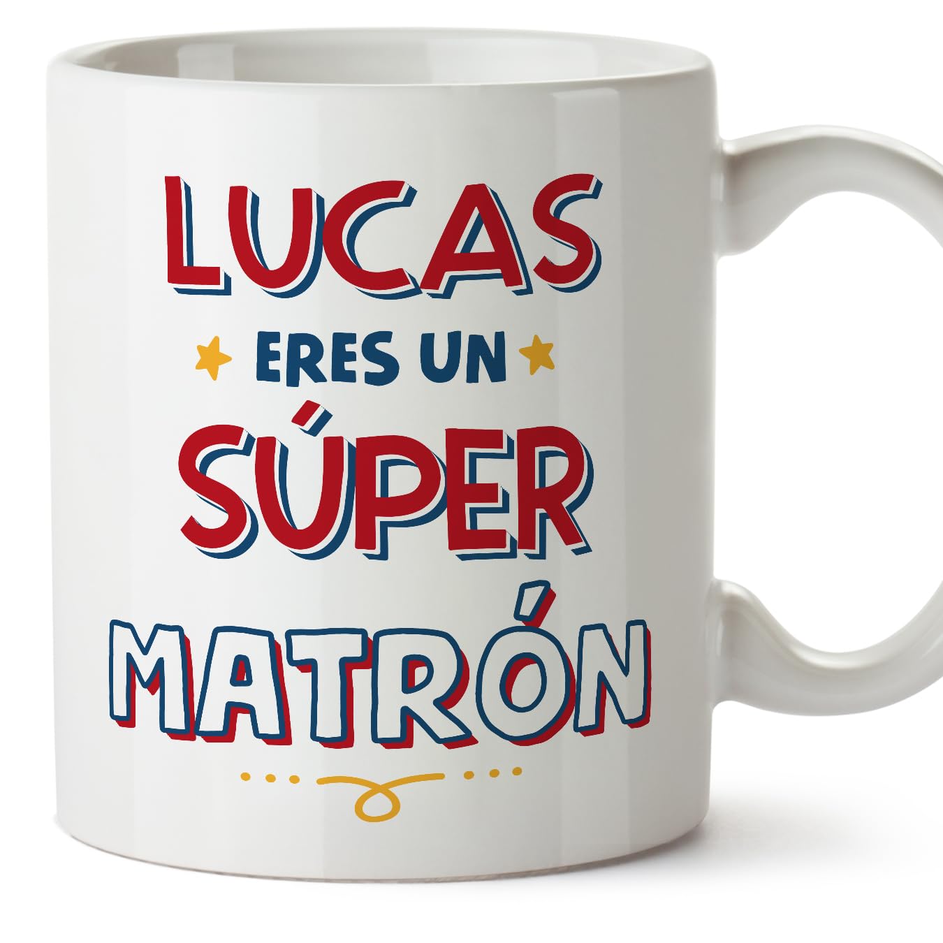 MUGFFINS Personalised Mug for Midwife Man - in Spanish - Eres Súper - Funny Custom Gift for Colleagues - Ceramic 11oz Mug