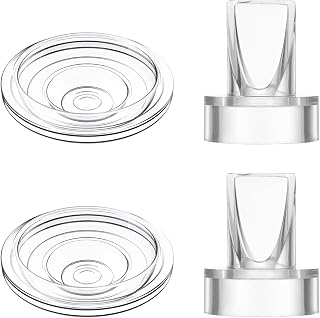 Loveishere Duckbill Valves and Silicone Diaphragm, Compatible with Momcozy/TSRETE/PADRAM/LoveOfLive/OMFMF Breast Pumps Replace momcozy S9|S10|S12 Pump Parts/Accessories,4pcs Set