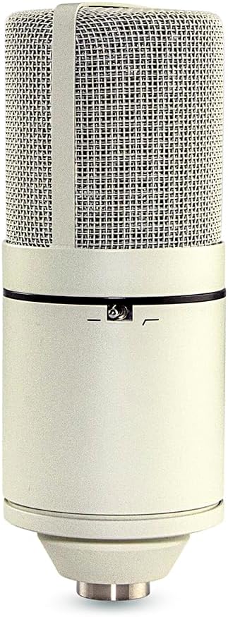 Close-up of MXL 770 microphone showing the low-frequency roll-off switch