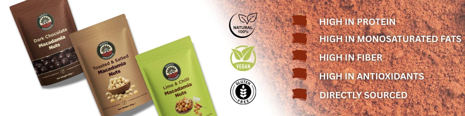 Mighty Umkondo - Nueces de Macadamia Crudas - 2kg