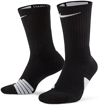 NIKE(ナイキ) エリート クルー ソックス SX7622 013 ブラック/ホワイト 25-27cm