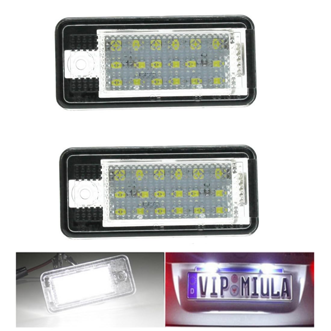 2pcs 12 Volt White 18 Led License Plate Light Lamp Desertcart INDIA