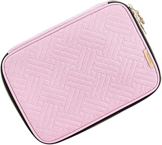BUGUUYO 1 bolsa de armazenamento de relógio portátil organizador de maquiagem acessórios de viagem caixa de armazenamento de cosméticos caixa de joias de viagem caixa de armazenamento de anel caixa de armazenamento de cosméticos trvel veludo rosa pulseira organizadora