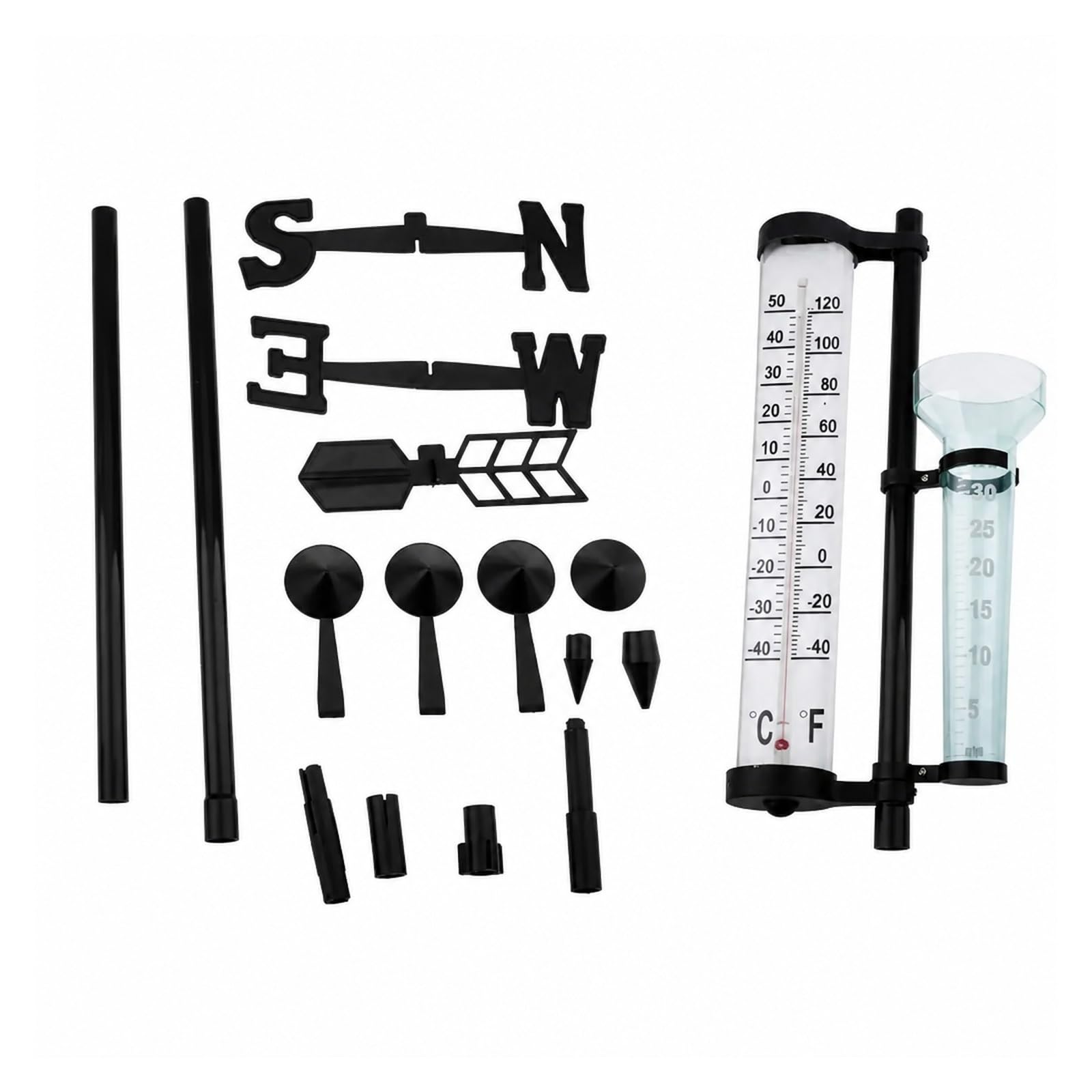 Kit Stazione Meteo Pluviometro Termometro Anemometro 3 in Uno
