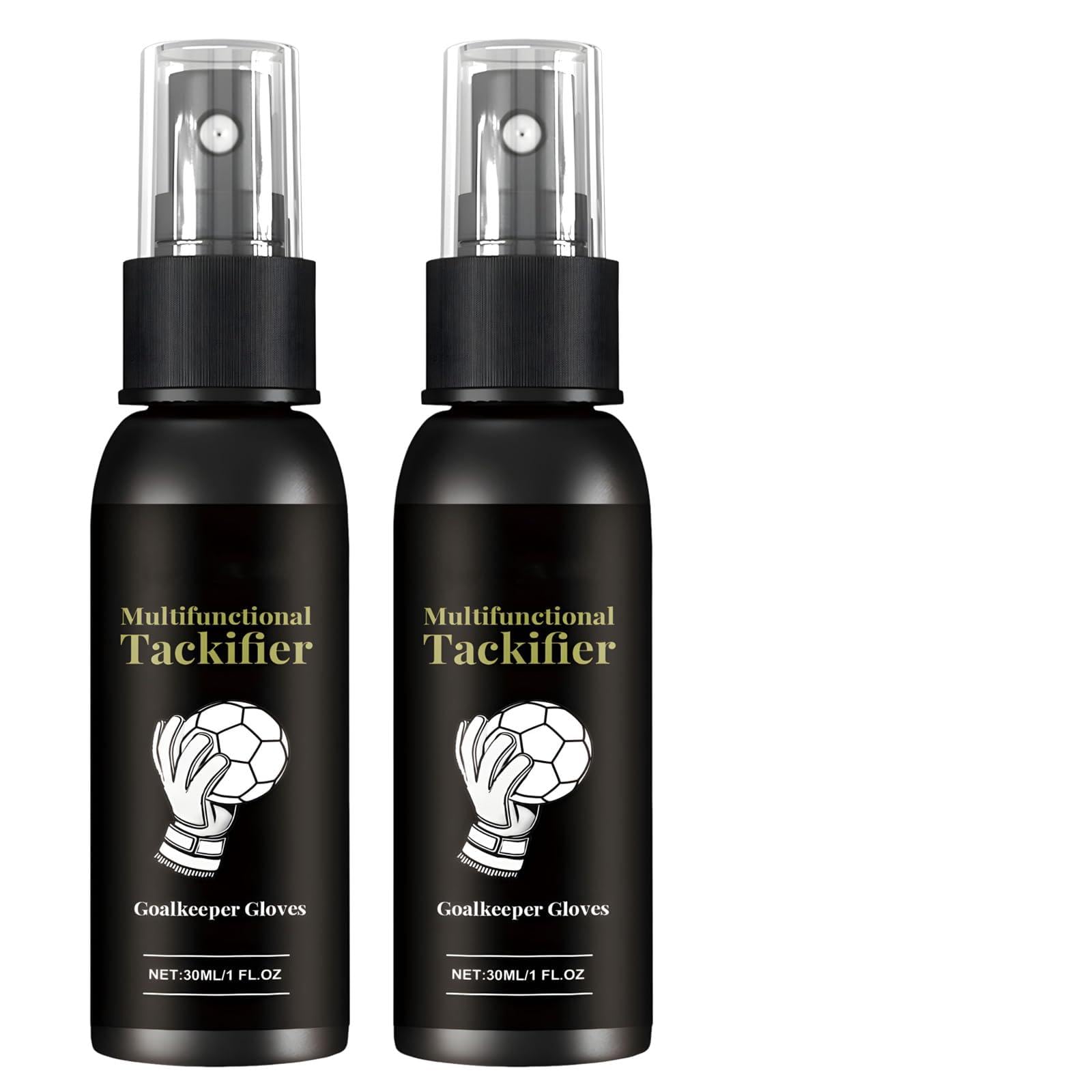2PCS Goalkeeper Glove Glue Grip Spray, Enhanced Grip Spray for Goalie Gloves, Perfect for Soccer, Baseball, Rugby & More, 30ml