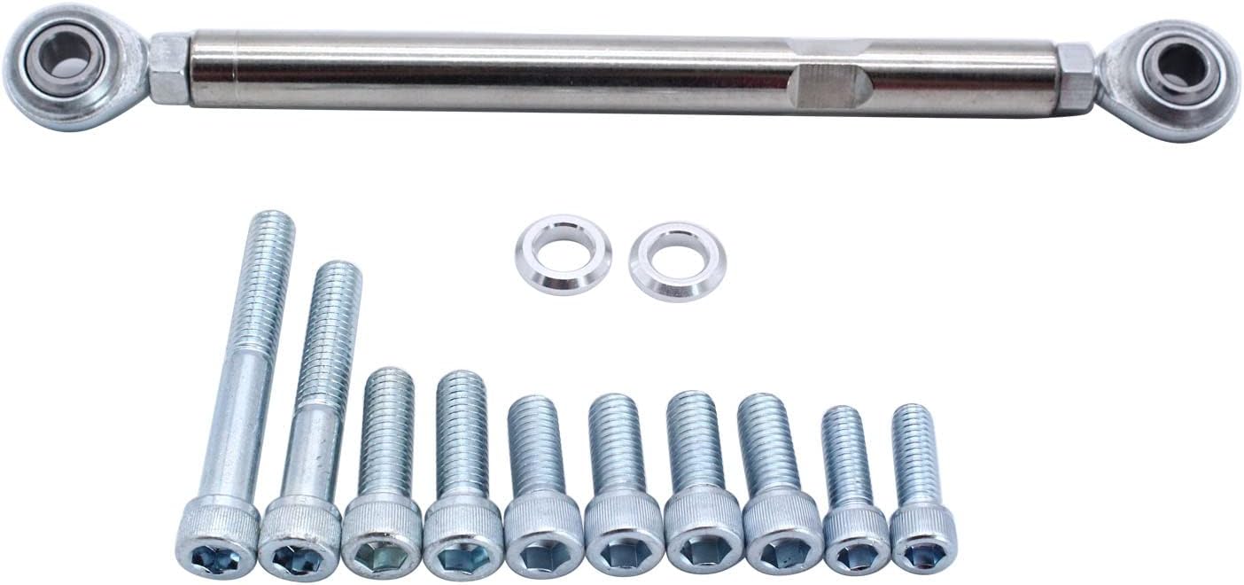 1 Set SHLPDFM Alternator Bracket Kit Polished Aluminum Fits for Chevy SBC 350 Short Water Pump