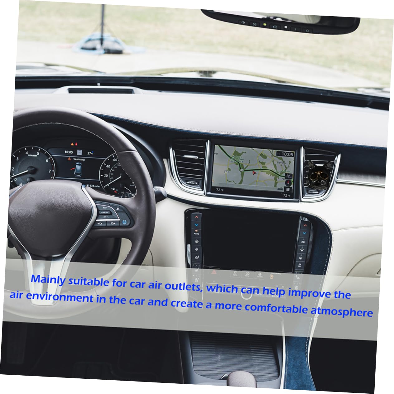SOLUSTRE 3pezzi Clip Per Bocchetta Aria Auto Forma Di Testa Di Cane Francese Decorazione Interni Auto Accessorio Per Ventilazione Design Unico e Resistente Per Ogni Occasione