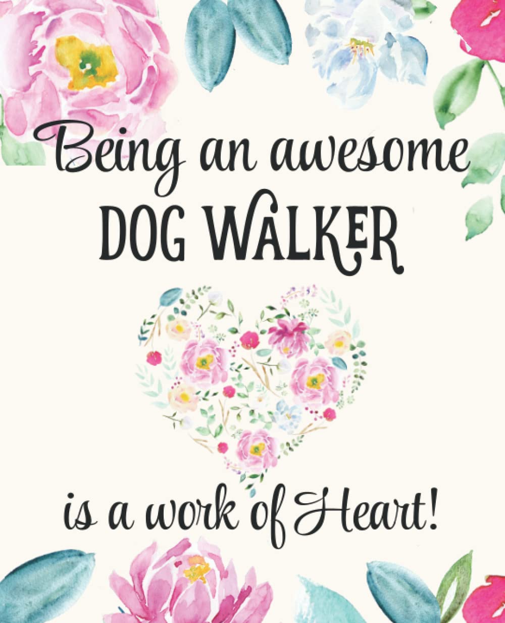 Dog Walker Gifts: Work of Heart Sentimental Thank You Appreciation Present for Women Friends, Family or Coworkers