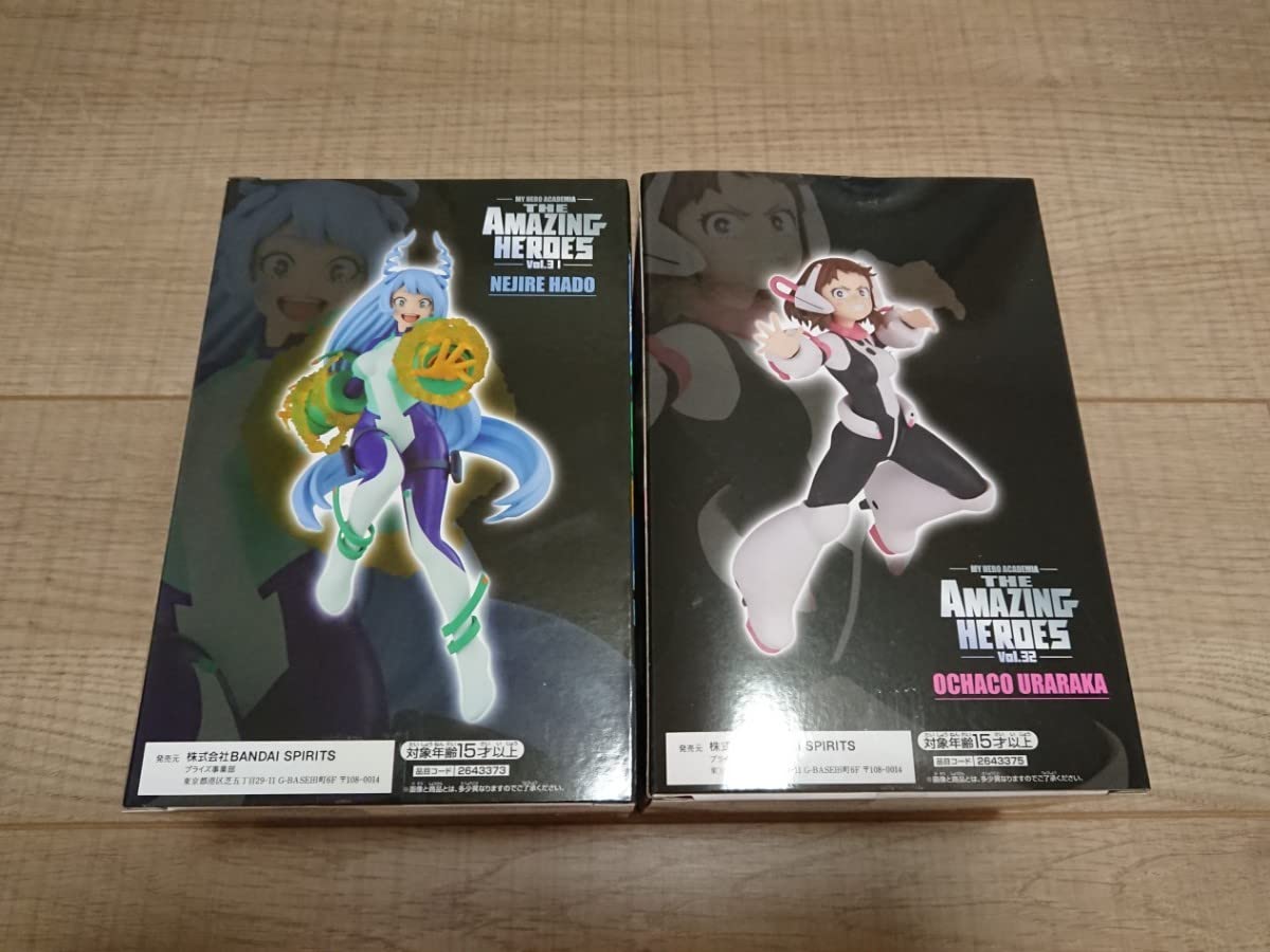僕のヒーローアカデミア　お茶子、ミルコ、ねじれ他フィギュア26点セット Amazon.co.jp: 僕のヒーローアカデミア THE AMAZING HEROES vol.31 32